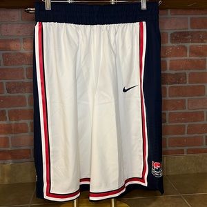 Nike Men's "Dream Team" USA Dri-Fit Basketball Shorts 
Size L
Red White Blue